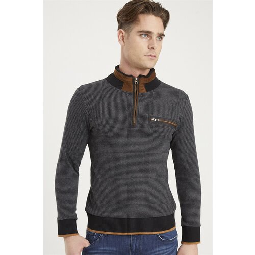 Dewberry 1039 MEN&amp;#039;S SWEATSHIRT-ANTHRACITE Slike