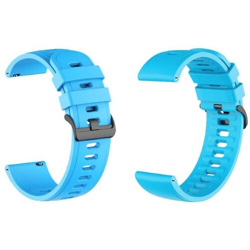 Chameleon Silikonski pa&amp;scaron;ček 22 mm, neon moder, za pametno uro Slike