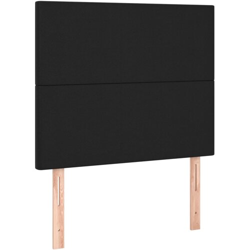  Okvir za krevet s uzglavljem crni 100x200 cm od umjetne kože Slike