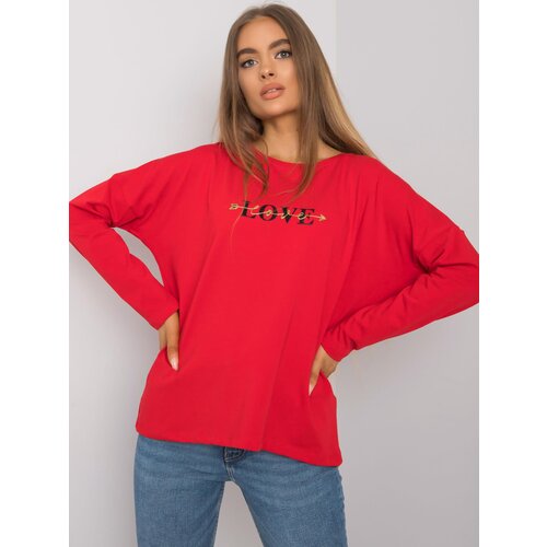 RUE PARIS Blouse-RV-BZ-7209.24P-red Cene