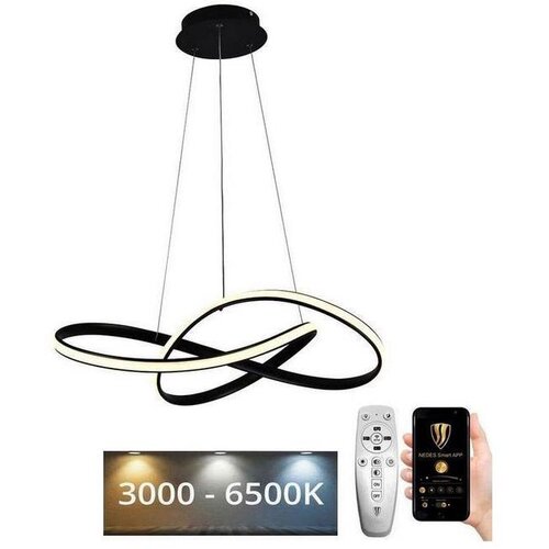  Brilagi - LED prigu&scaron;iva luster na sajli COSMOWAVE LED/70W/230V crna + daljinski upravljač Cene