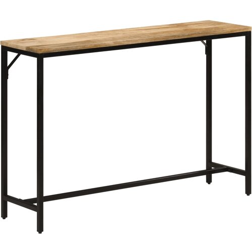  Konzolni stol 110x30x75 cm grubo masivno drvo manga i željezo Slike