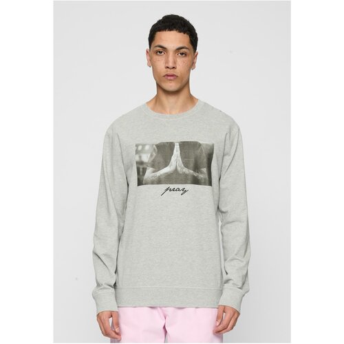 Mister Tee Pray Crewneck Grey Slike