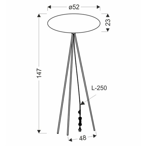  Stojeća lampa CAFEE 1xE27/40W/230V bež/crna Slike