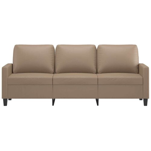 VidaXL Trosjed cappuccina 180 cm od umjetne kože Slike