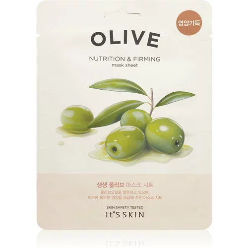 It'S Skin The Fresh Mask Olive hranilna tekstilna maska z izvlečki oljke 22 g