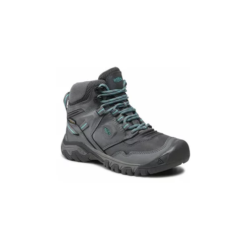 Keen Trekking čevlji Ridge Flex Mid Wp W 1026085 Siva
