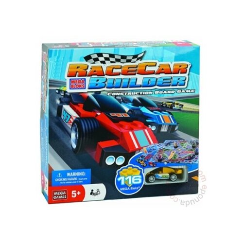 Mega Bloks Društvena igra Race Car Builder MB51981 Slike