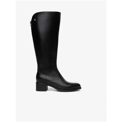 Nero Giardini Black Leather Boots Nero Giardini - Women