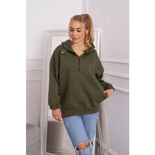 Kesi Khaki hoodie Cene