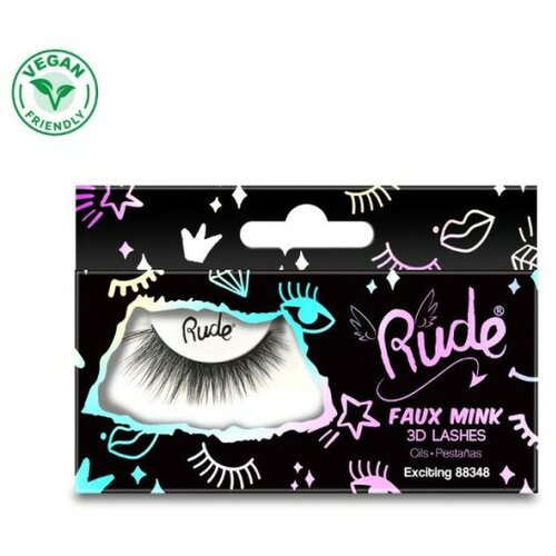 Rude Cosmetics veštačke trepavice essential faux mink 3D | šminka Cene