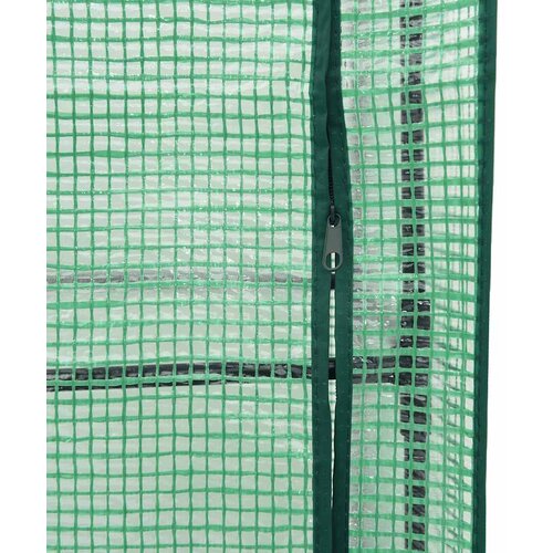  Povi&amp;scaron;ena gredica s pokrovom za staklenik izgled ratana 120x40x123 cm Slike