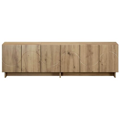  TV stalak 140 x 34 5 x 40 cm Hrast artisan Konstruirano drvo - Hrast artisan 140 x 34 5 x 40 cm Slike