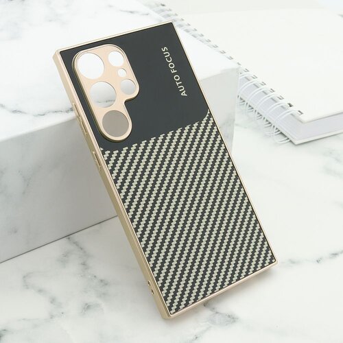maska carbon lines za samsung S928B galaxy S24 ultra 5G/ zlatna Slike