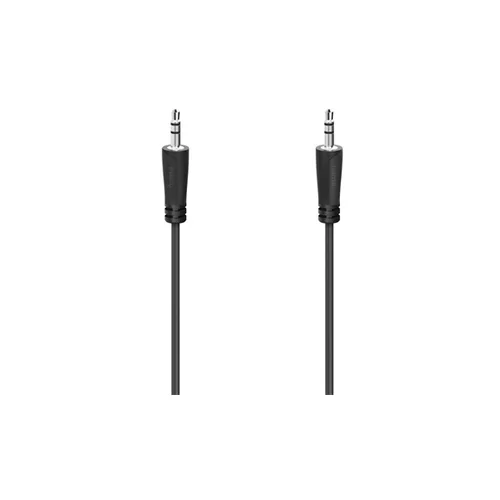 Hama 00205262 utičnica audio priključni kabel [1x 3,5 mm banana utikač - 1x 3,5 mm banana utikač] 1.5 m crna