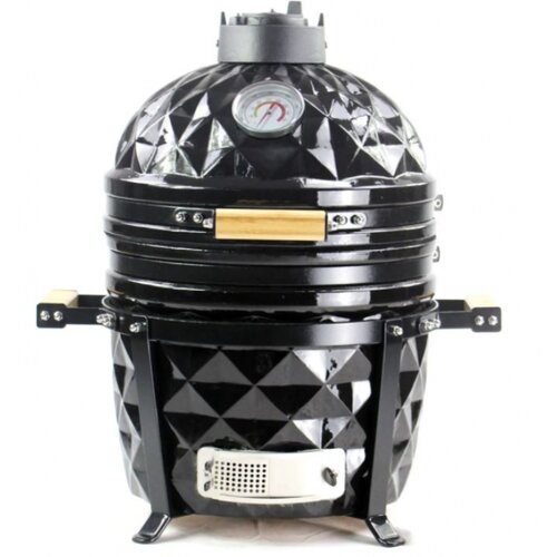  Keramični žar Kamado Pro 15″ Diamond - siv Cene