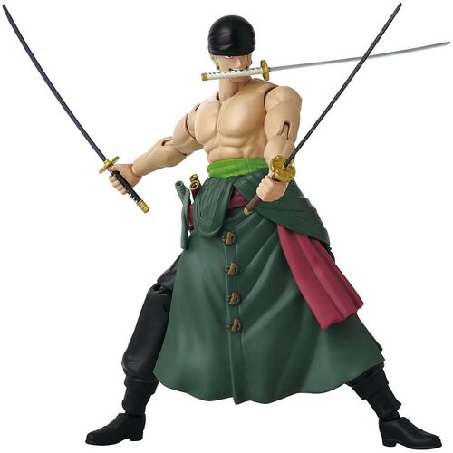 Bandai action figure one piece - anime heroes - roronoa zoro Slike