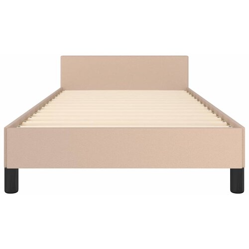  Okvir za krevet s uzglavljem bez madraca cappuccina 90x200 cm Slike