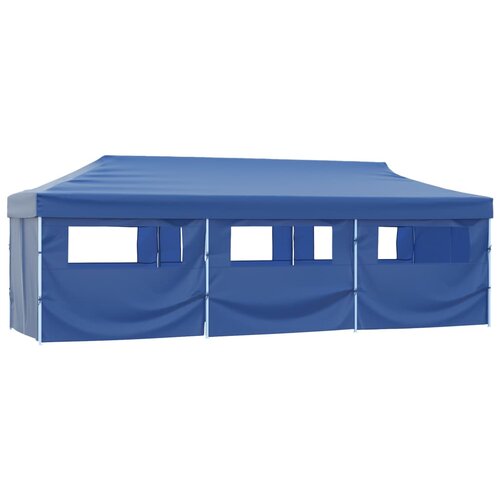  Sklopivi &scaron;ator za zabave s 8 bočnih zidova 870x291x315 cm plavi Cijene