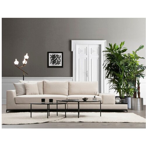 Atelier Del Sofa Kremno bela sedežna garnitura 320 cm Line &amp;ndash; Slike