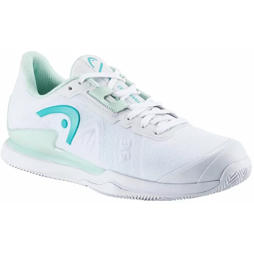 Head Women's Sprint Pro 3.5 Clay White/Aqua EUR 41 Tennis Shoes