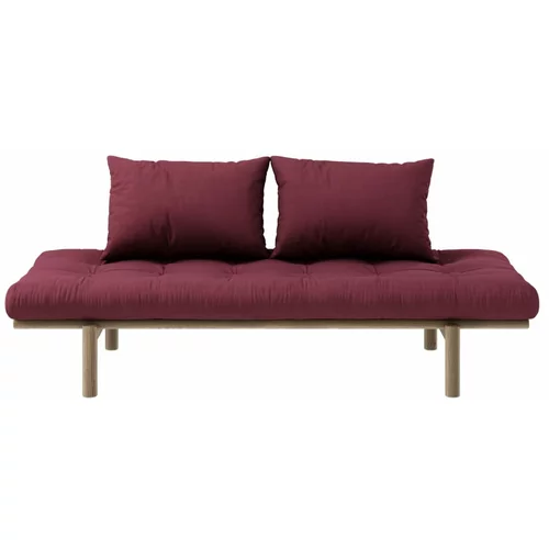 Karup Design Crveni kauč na razvlačenje 200 cm Pace -