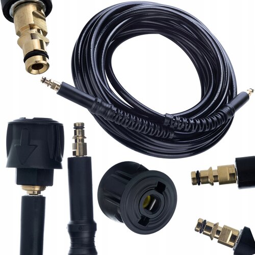 Rosfix 10M visokotlačna cev click-click za KÄRCHERJEVE tlačne čistilnike K2 K3 K4 K5 K6 K7 + 10M podaljšek visokotlačne cevi KÄRCHER quick connect, (21746422) Cene