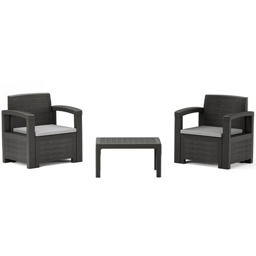 Balkonski set Dakota Teracce grafit 906304 Slike