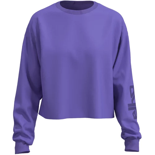 ELHO Sweater majica 'Wien' neonsko ljubičasta / tamno ljubičasta