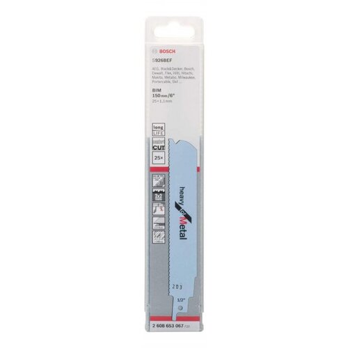 Bosch list univerzalne testere s 926 bef heavy for metal - pakovanje 25 komada - 2608653067 Cene