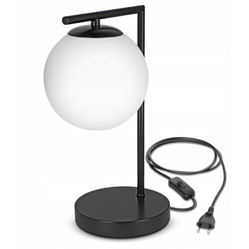  Stona lampa 1xE27/40W/230V crna/bela Slike