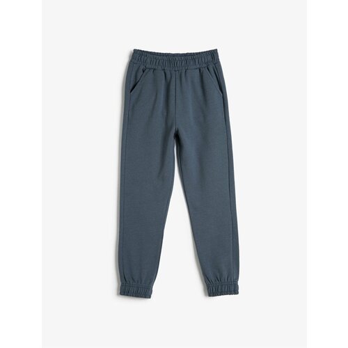 Koton Basic Jogger Rack Trousers with Pockets, Elastic Waist, Cotton Cene