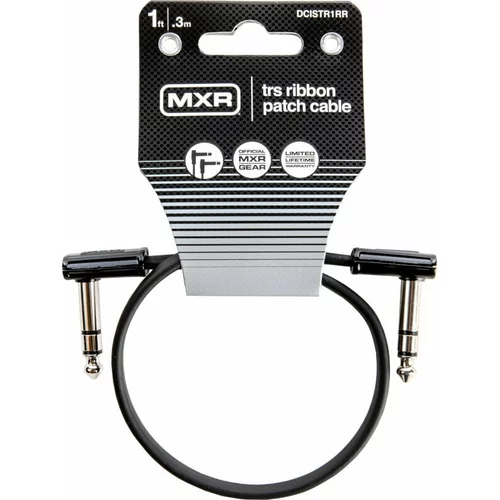 Dunlop MXR DCISTR1RR Ribbon TRS Cable Črna 30 cm Kotni - Kotni