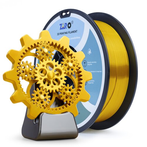 Ziro silk pla filament 1.75 mm - gold Cene