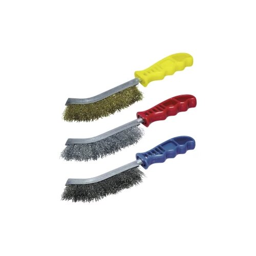 Wolfcraft 2138000 žičana četka čelik, nehrđajući čelik, mjed 3-dijelni 1 St. Slike