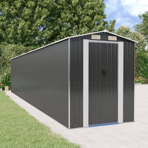 The Living Store Vrtna lopa antracitna 192x938x223 cm pocinkano jeklo - Vrtna Lopa, (21751346) Slike