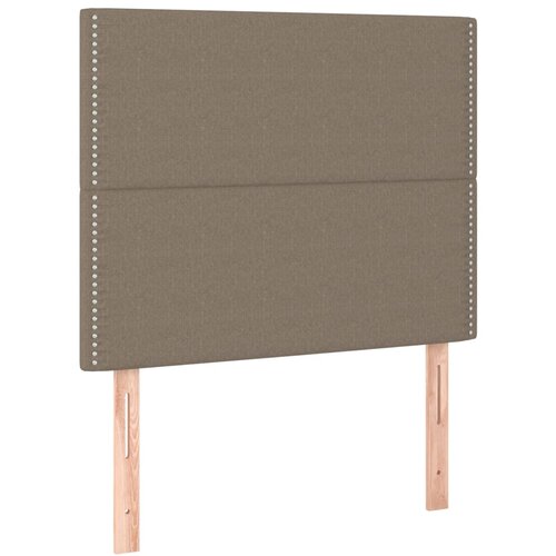 Maison Chic Posteljno vzglavje - Vzglavna omarica 2 kosa taupe 90x5x78/88 cm blago, (22077335) Cene