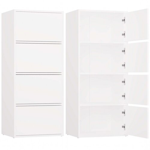 TOP E SHOP Komedo ALMA BELO Omara 4 Vrata 4 Police, (21960688) Cene