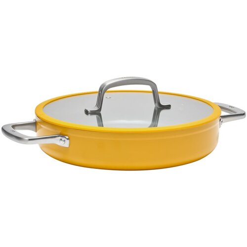 FABINI Aluminijasta ponev s pokrovko in neprijemljivo površino ø 28 cm tegame Meda 3.0 – Cene