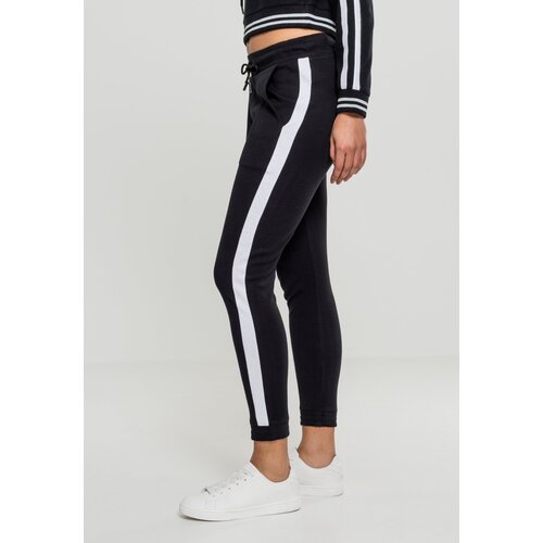 Urban Classics Women's Briefs Interlock Jogpants Black/White Cene