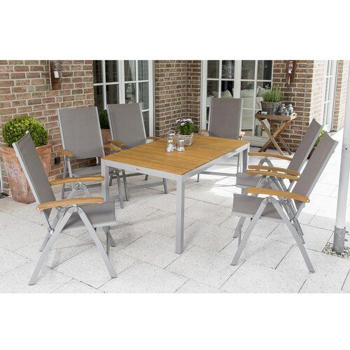 Gardenson Vrtna Garnitura Naxos, 7-Delno, Aluminij Cene