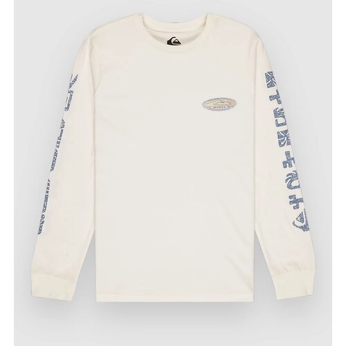 Quiksilver Evo Border Lines Kids Longsleeve T-Shirt snow white Cene