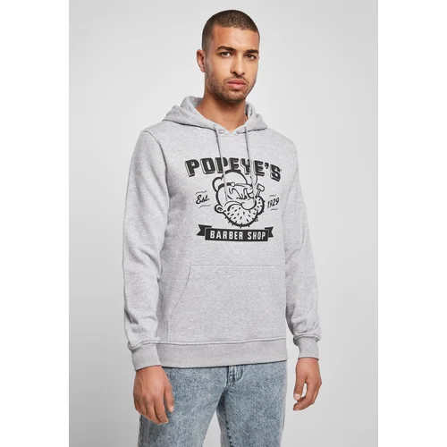 Merchcode Popeye Barber Shop Hoody Grey