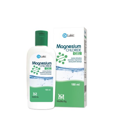 Dr Lukić Magnezijum Hlorid gel 180ml - Moćni stimulans imuniteta i borac protiv starenja Cene