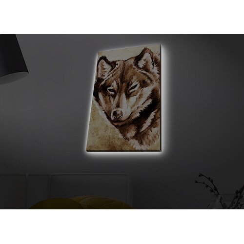 Wallity Zidna slika sa LED osvetljenjem 4570MDACT-047, 45x70 cm Cene