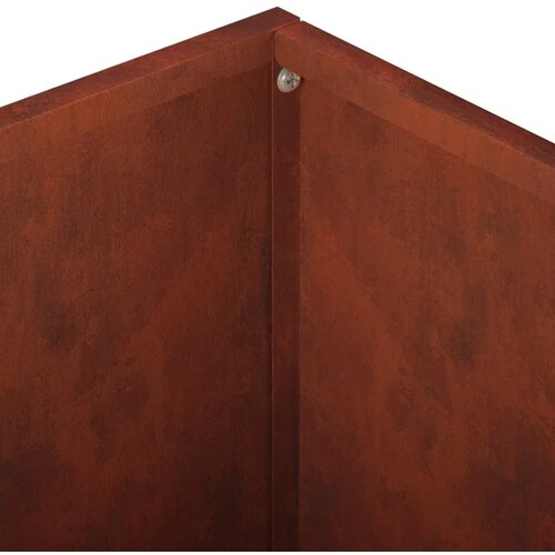  Vrtna saksija Rđa 60 x 60 x 30 cm Otporni čelik - Otporni čelik 60 x 60 x 30 cm 1 Slike