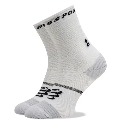 Compressport Visoke nogavice Unisex Pro Marathon V 2.0 SMCU3780002 White/Black