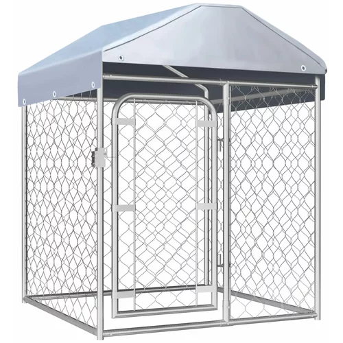  vanjski kavez za pse s krovom 100 x 100 x 125 cm