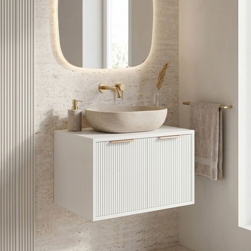 Rea Kopalni&scaron;ka omarica pod umivalnikom Core 60cm White Cene
