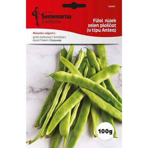 Semenarna Ljubljana Fižol nizel zelen plo&scaron;čat (v tipu Antea) - 100 g Cene